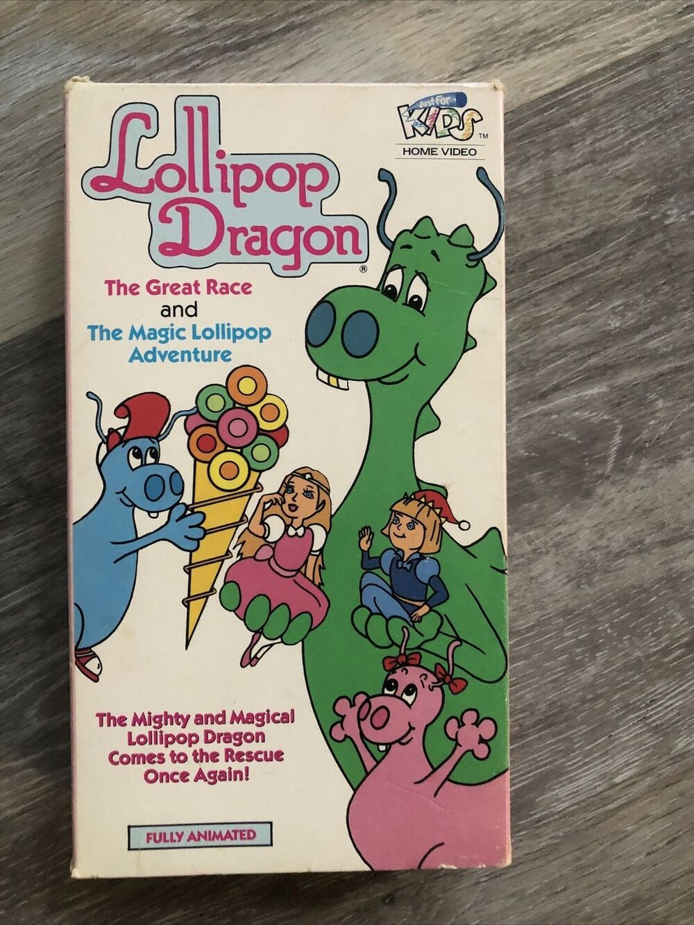 Lollipop Dragon and The Magic Lollipop Adventure VHS 1990. Vintage